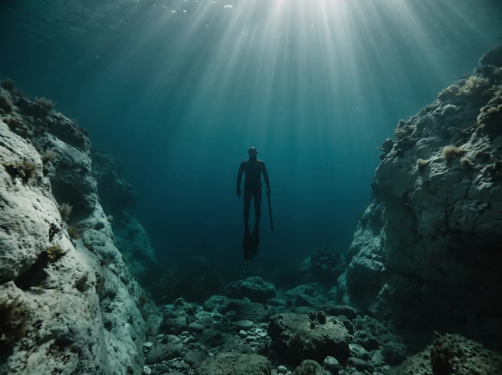 Greek coast — spearfishing